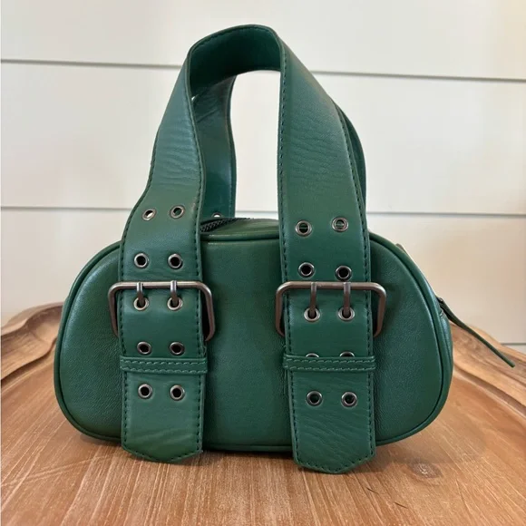 Free People Say Yes Bag in Pine NWT - Picture 4 of 7